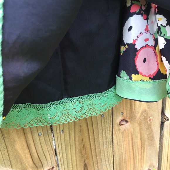 🛍️ Moulinette Soeurs Black Print Silk Dress Anthropologie 0 - Picture 6 of 7